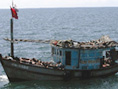 Refugee boat